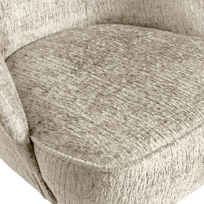 Vogue sessel structure velvet wheatfield