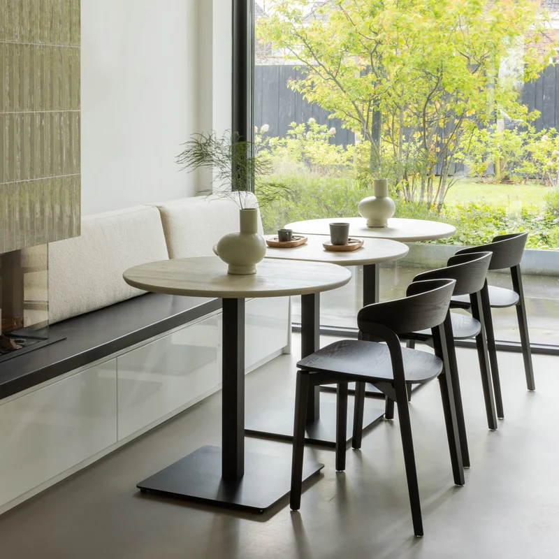 Tablo bistro tisch zwischen 80x68cm finger las dakargrau