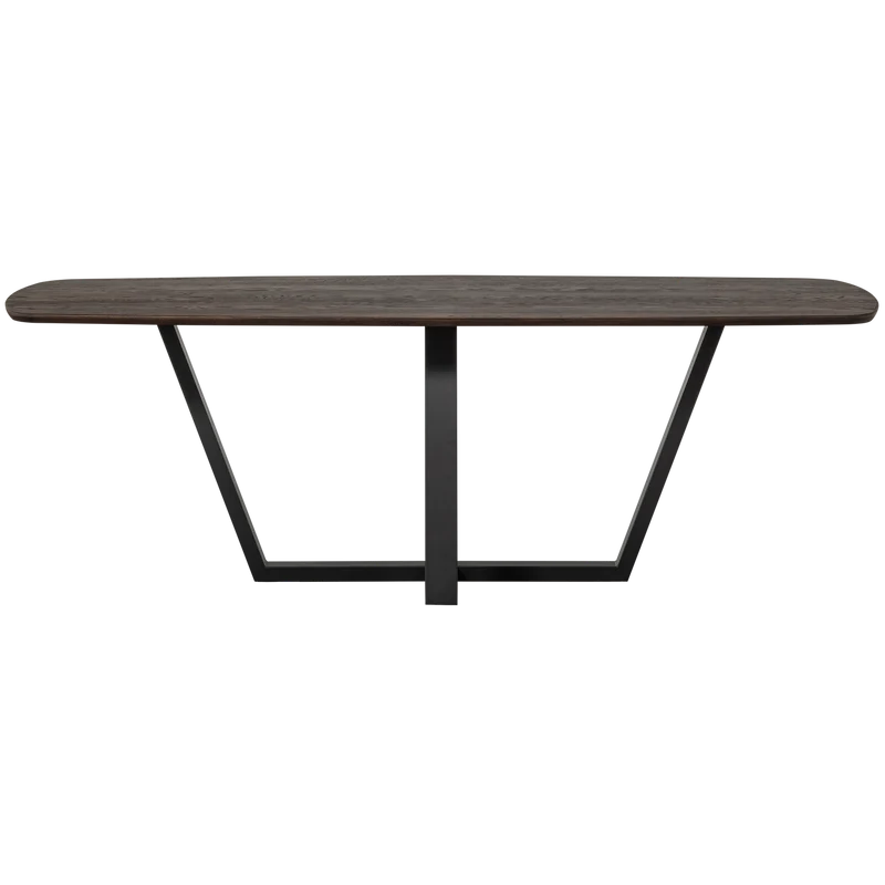 Tablo tisch dänisch oval durchgehende lamelle 220x100 cm mystic brown