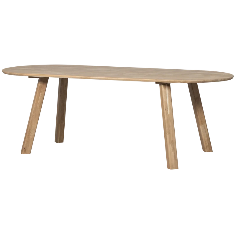 Tablo tisch oval finger las 220x90 cm transparant