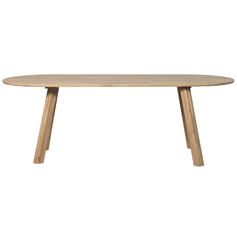 Tablo tisch oval finger las 220x90 cm transparant