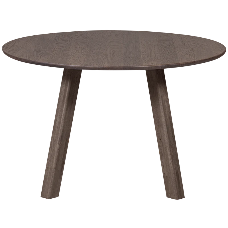 Tablo tisch rund durchgehende lamelle ø120 cm cashmere brown