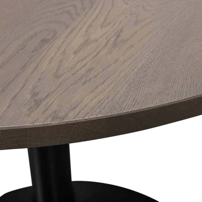 Tablo tisch oval finger las 220x90 cm pebble grey/schwarz