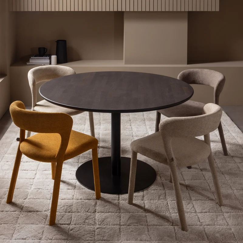 Tablo tisch rund finger las ø120 cm mystic brown