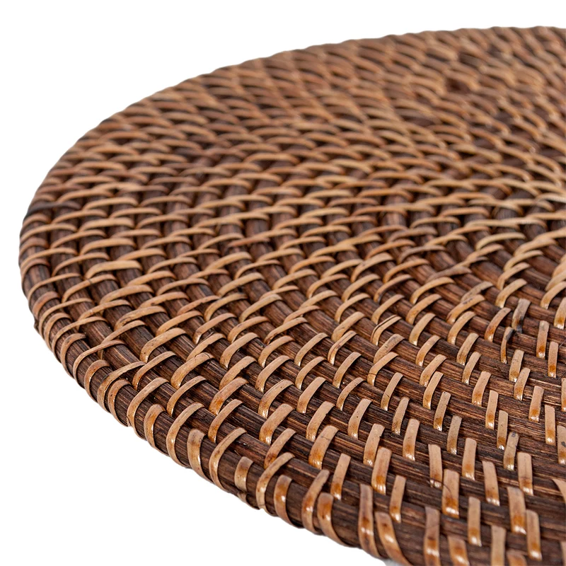 2er-Platzset LOMBOK aus Ketak Natural D35cm Handarbeit