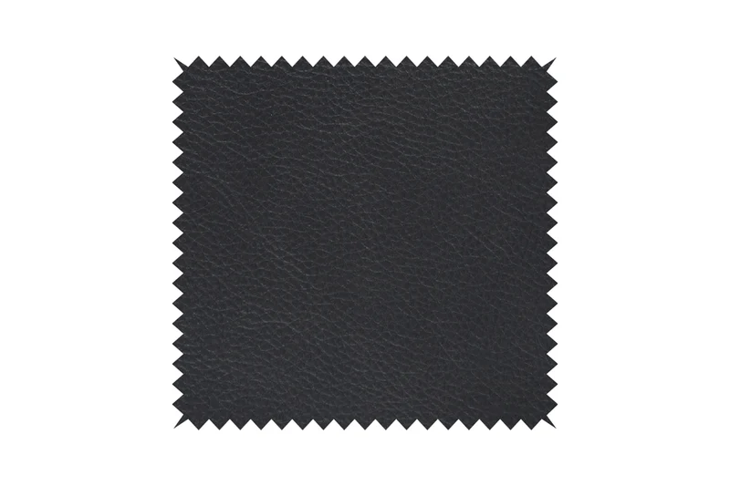 KAWOLA Stoffmuster Leder schwarz