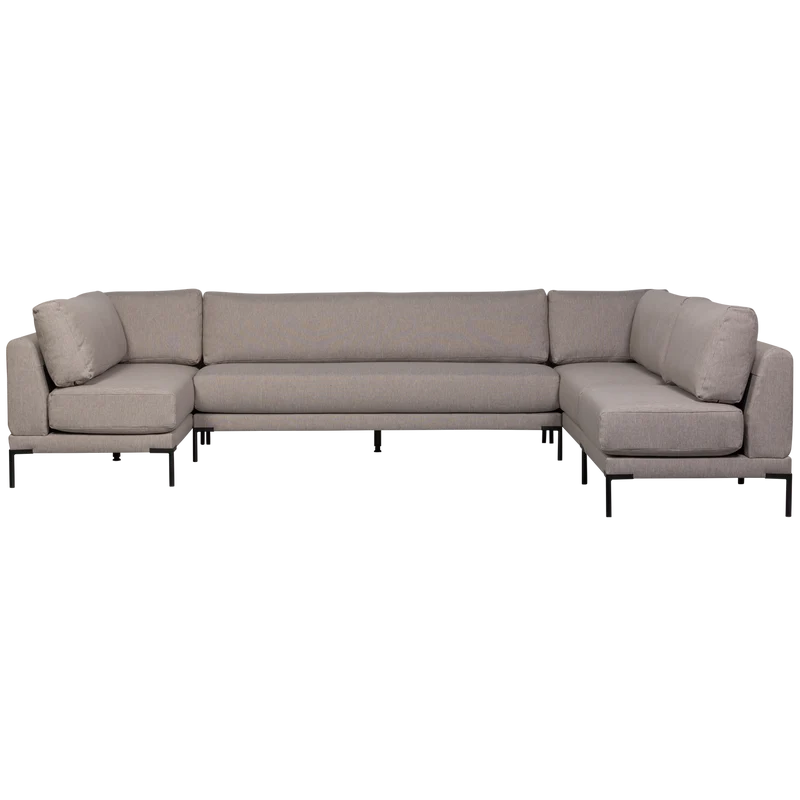 Couple essbank element 200 cm taupe