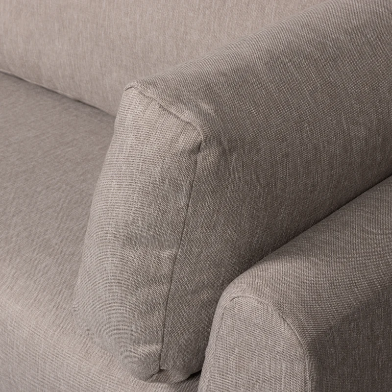 Couple essbank eckelement links taupe