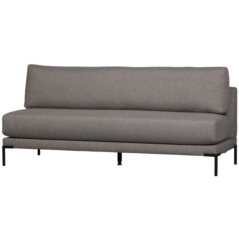 Couple essbank element 200 cm grau melange