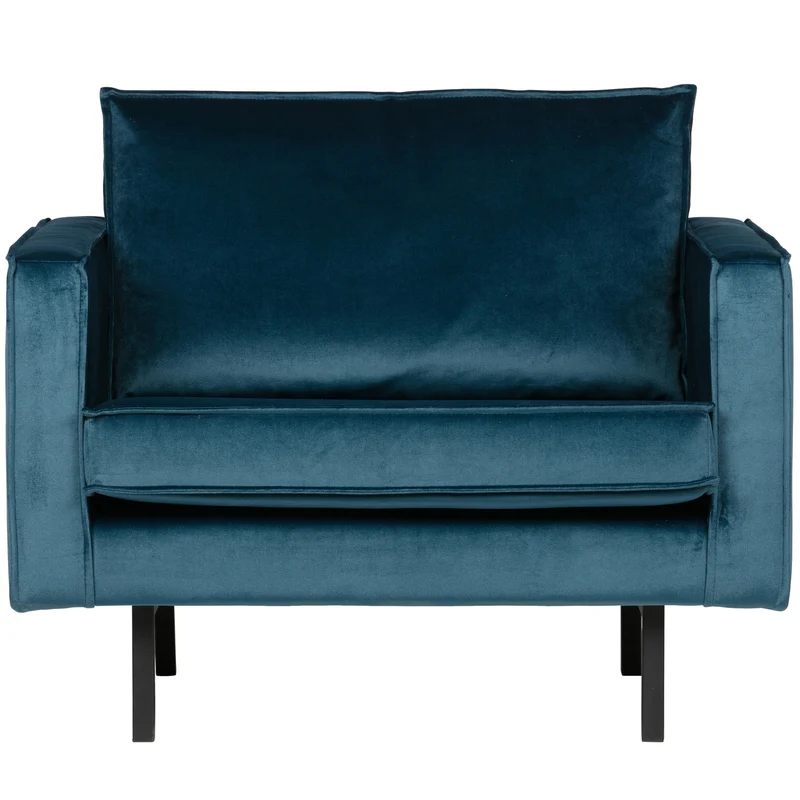 Rodeo sessel velvet blau
