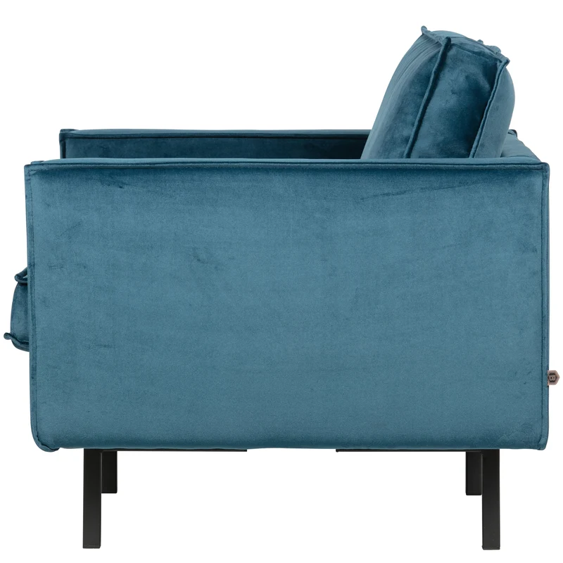 Rodeo sessel velvet blau