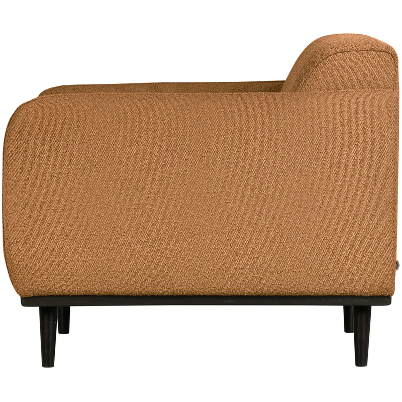 Statement arm chair bouclé butter