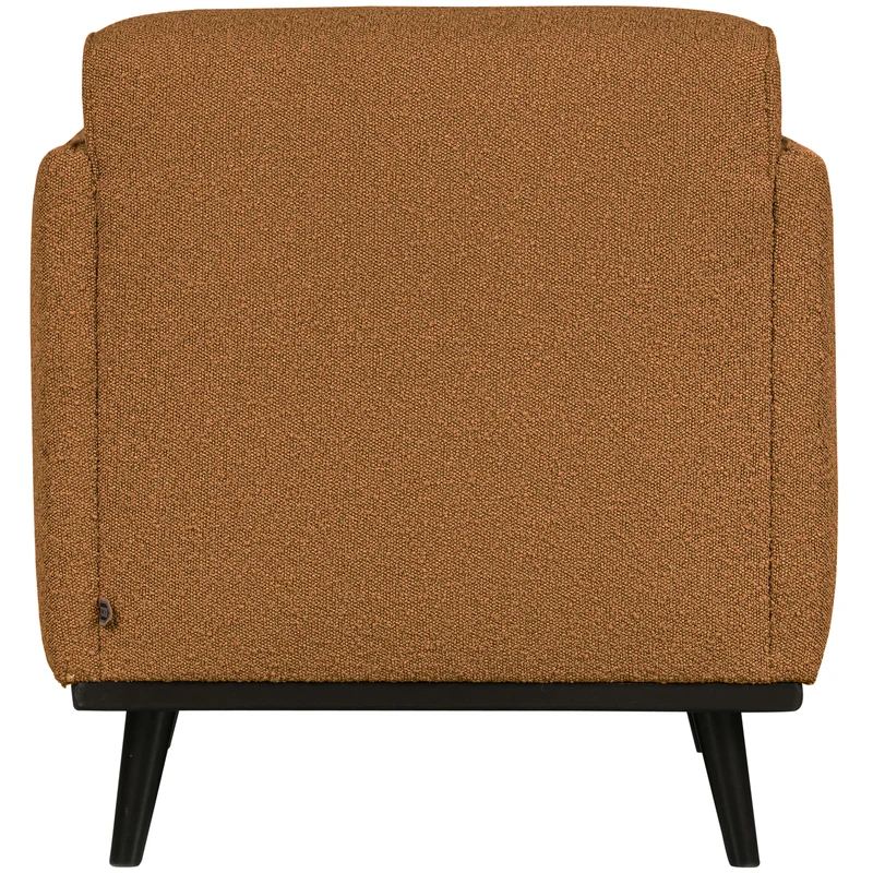 Statement arm chair bouclé butter