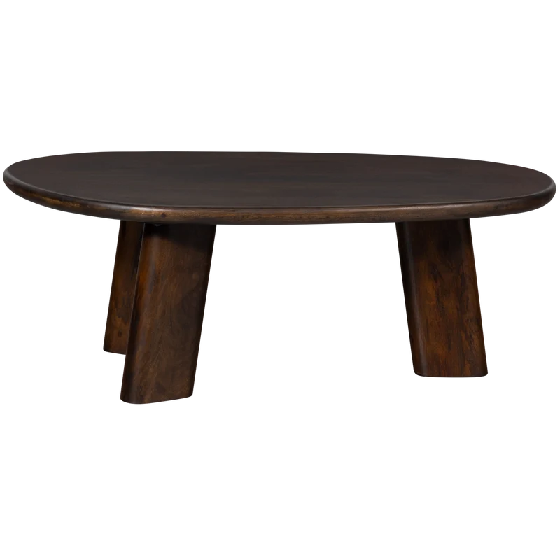 Roundly couchtisch mango holz walnuss