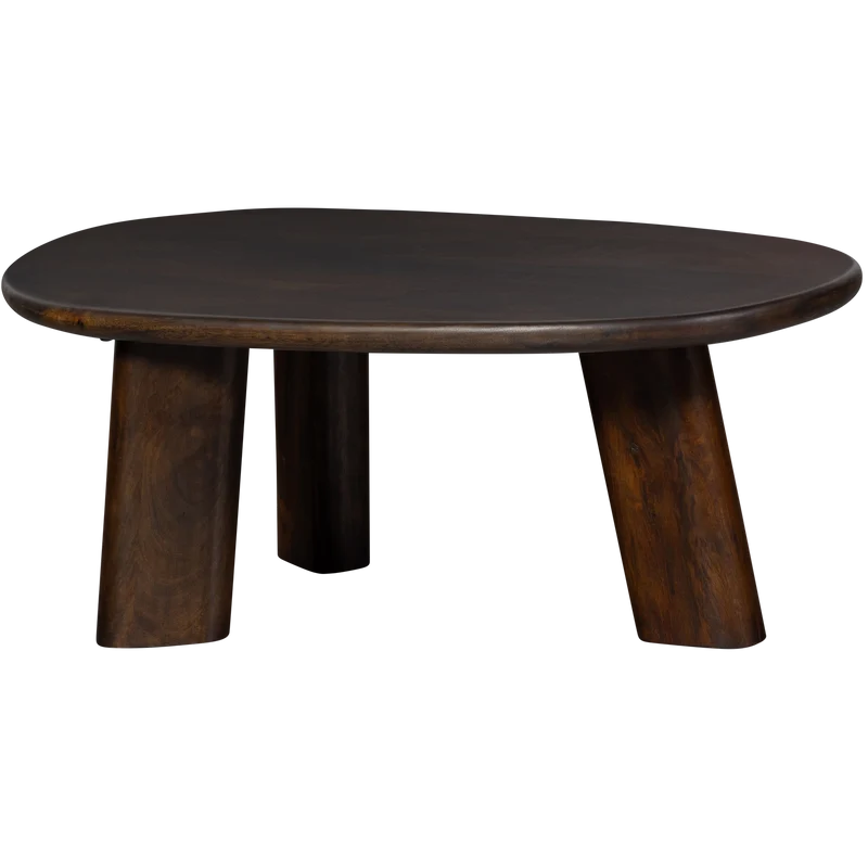 Roundly couchtisch mango holz walnuss