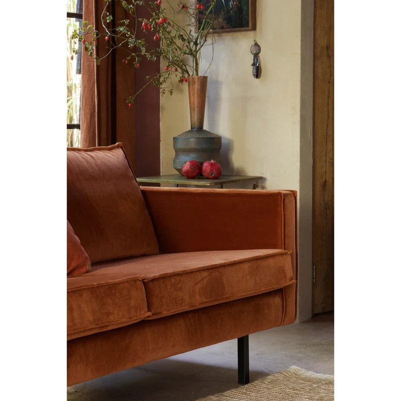 Rodeo 2,5-sitzer sofa velvet rost