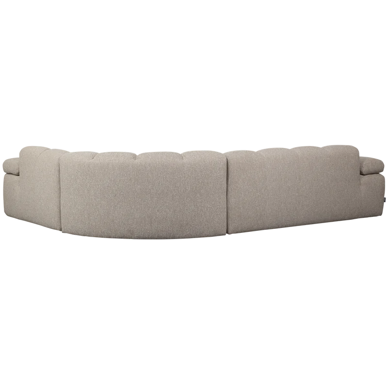 Mojo eckbank rechts bouclé beige melange