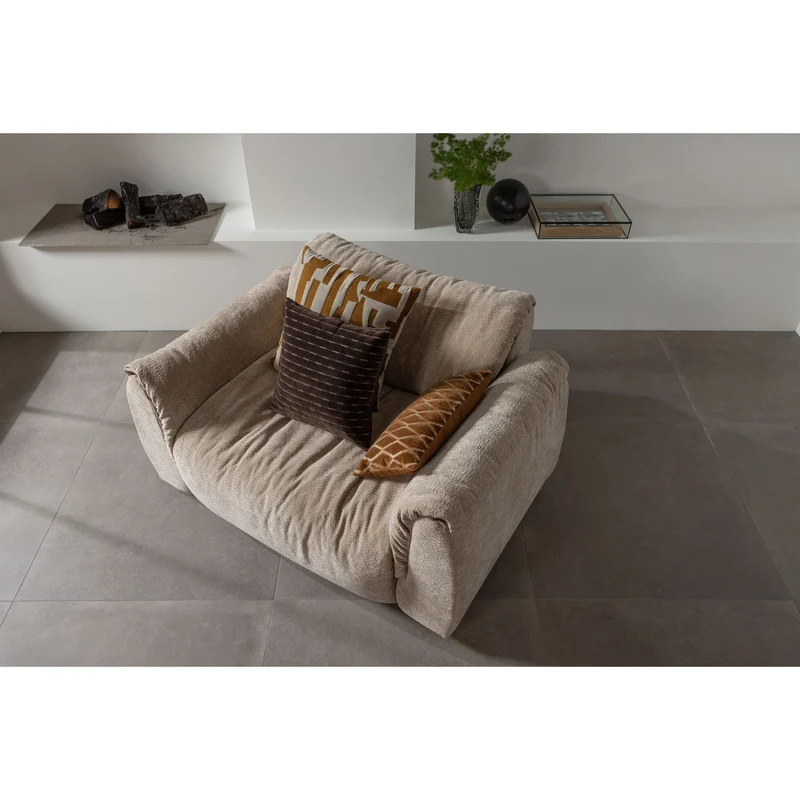 Baggy liegesessel 3D chenille sand