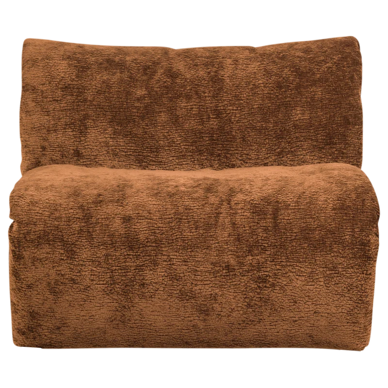 Baggy 1-sitzer element 3D chenille mittelbraun
