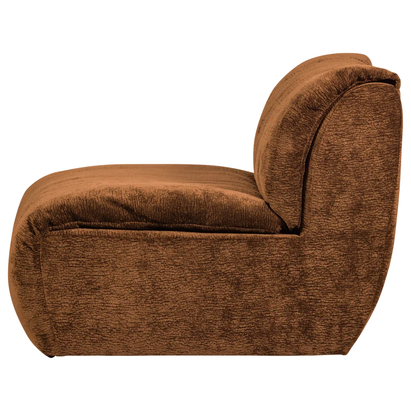 Baggy 1-sitzer element 3D chenille mittelbraun