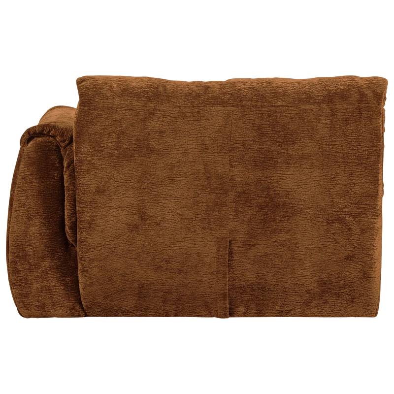 Baggy 1-sitzer element arm rechts 3D chenille mittelbraun