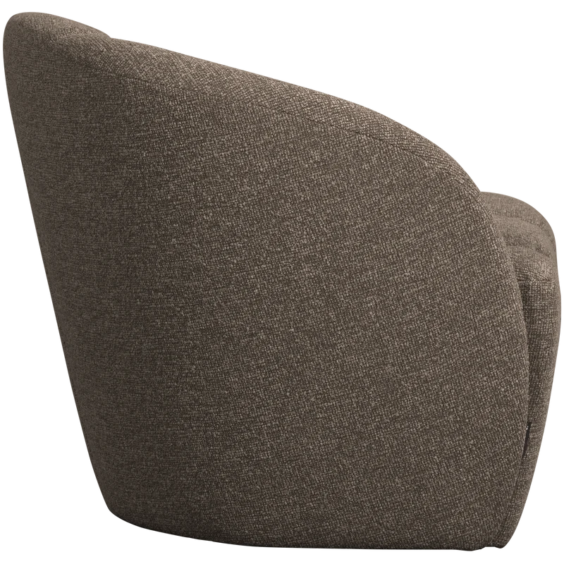 Mojo 2-sitzer bank links bouclé braun melange