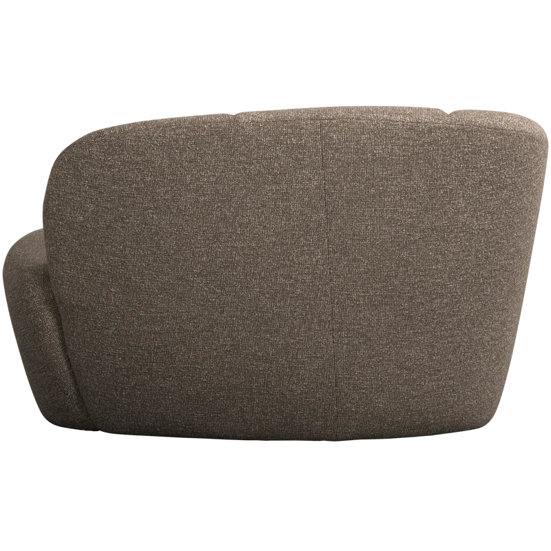 Mojo 2-sitzer bank links bouclé braun melange