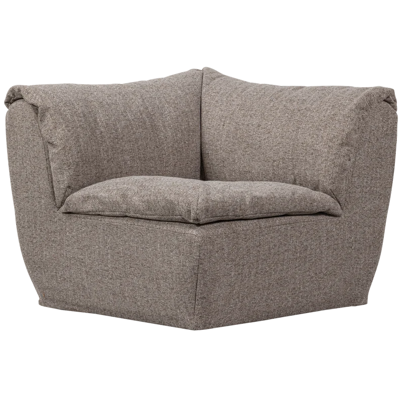 Baggy eckelement braun melange
