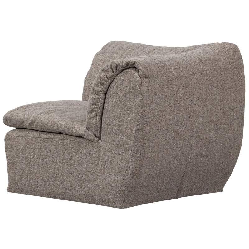 Baggy eckelement braun melange