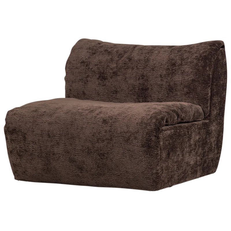 Baggy 1-sitzer element 3D chenille dunkelbraun