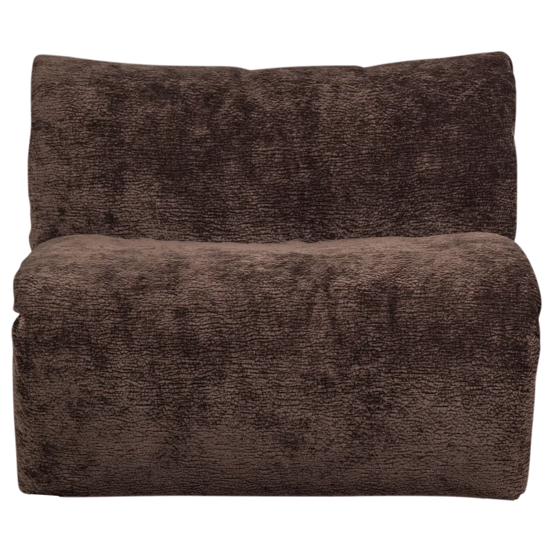 Baggy 1-sitzer element 3D chenille dunkelbraun