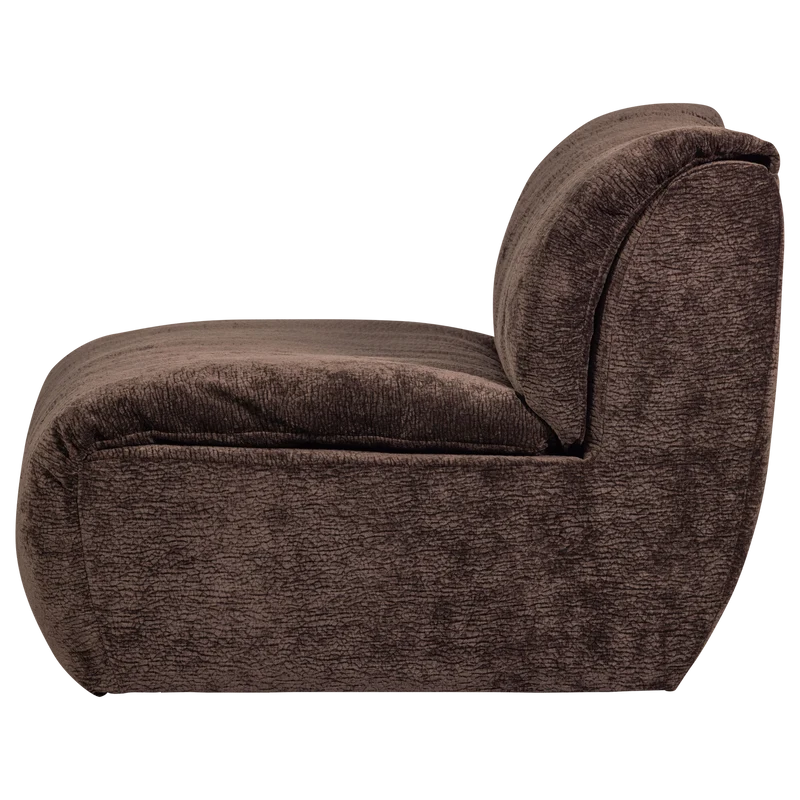 Baggy 1-sitzer element 3D chenille dunkelbraun