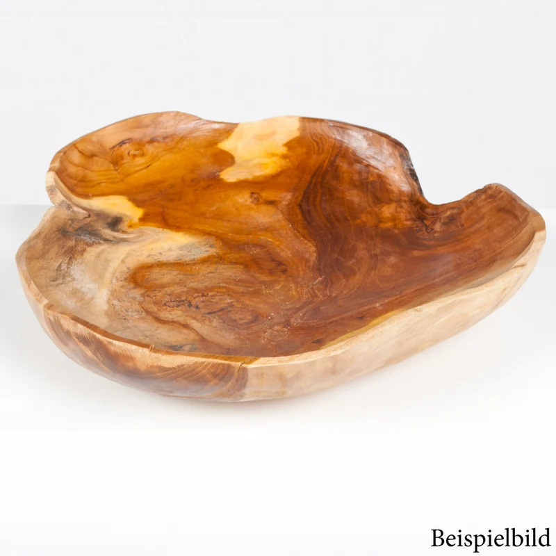 Schale TURKU Ø ca.: 40cm aus massivem Teak-Wurzelholz
