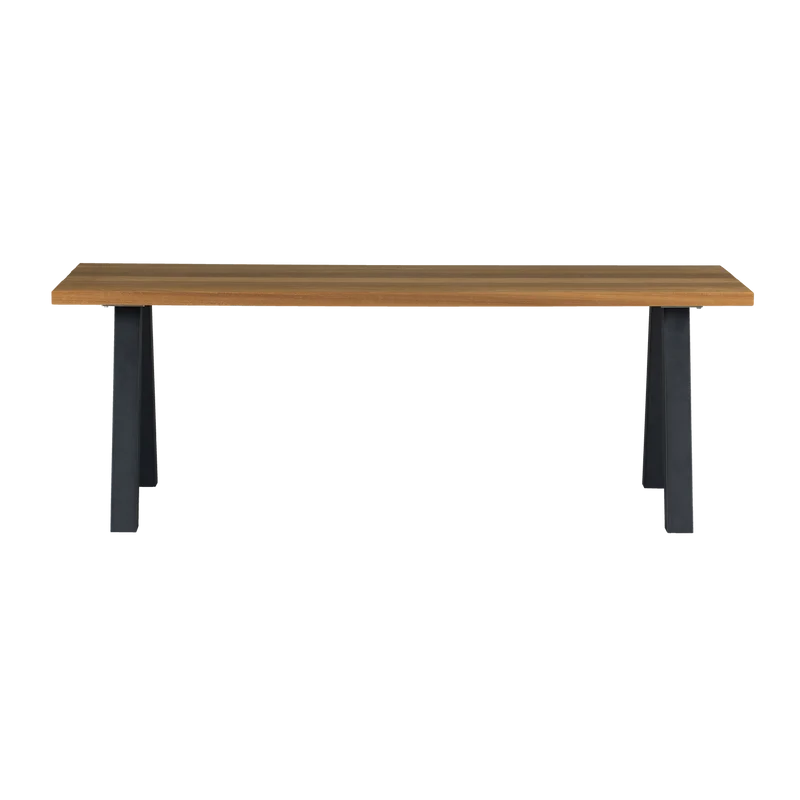 Tablo garten tisch ayous natural mit A-fusse metal