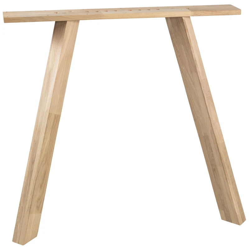 2er set - Tablo 3-position fusse viereck kd eiche