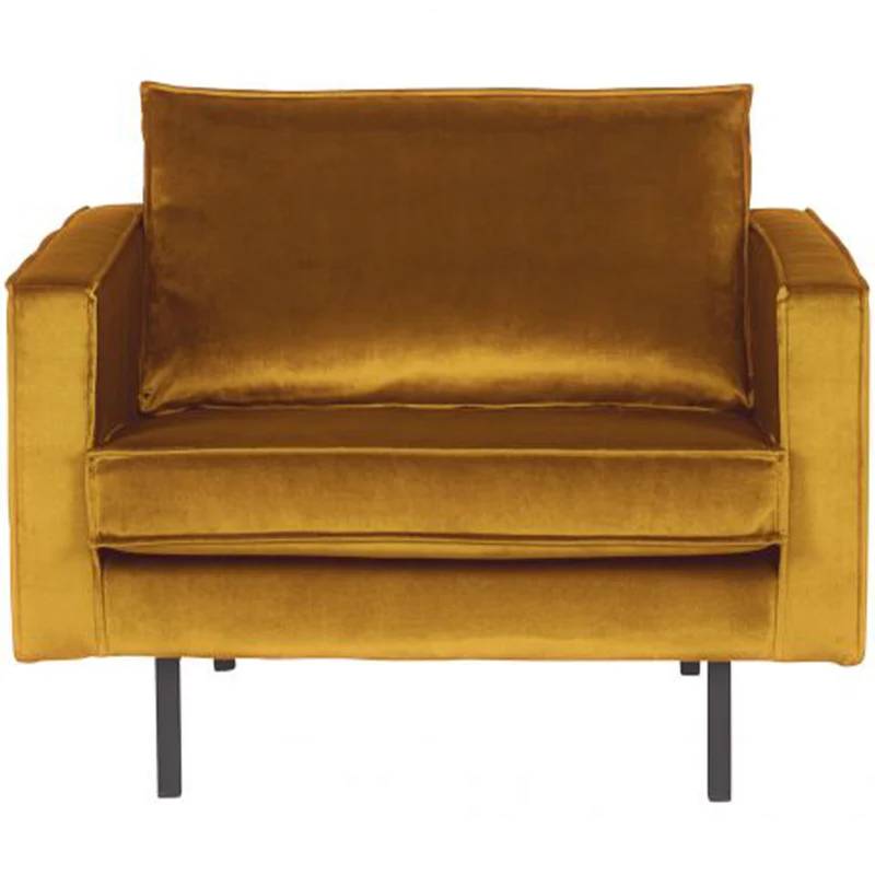 Rodeo sessel velvet ocker