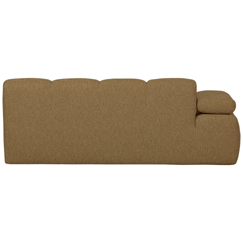 Mojo 2-sitzer element arm links bouclé gelbbraun melange