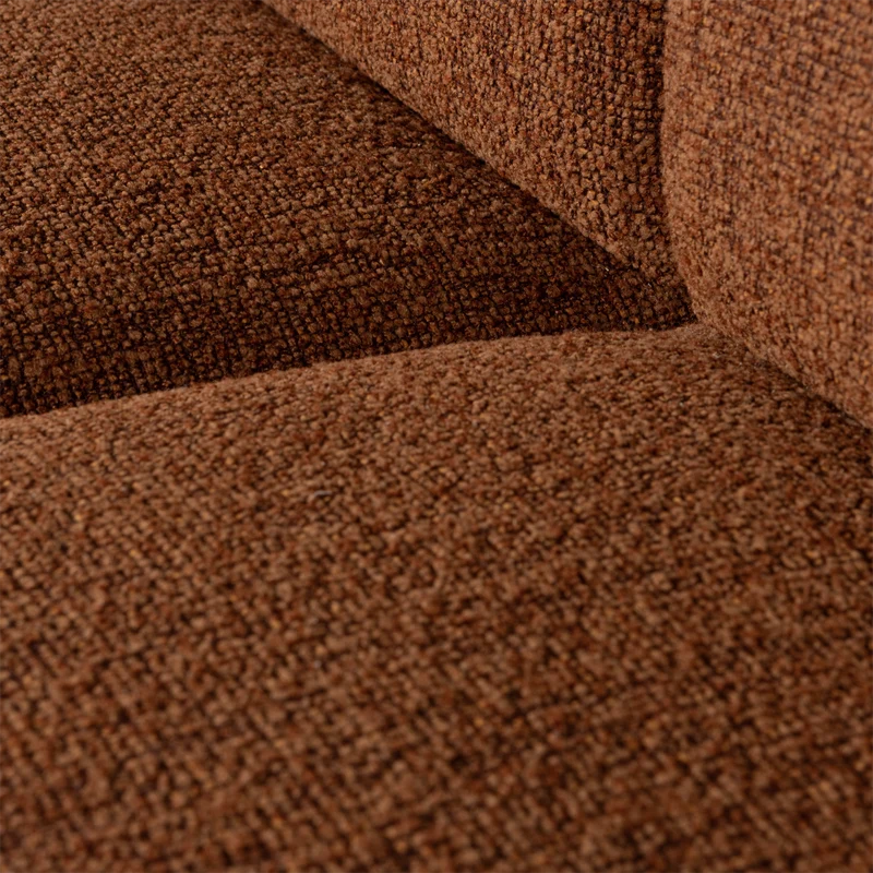 Mojo 1-sitzer element bouclé rostbraun meliert