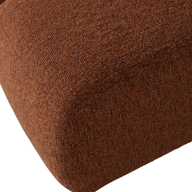Mojo 1-sitzer element bouclé rostbraun meliert
