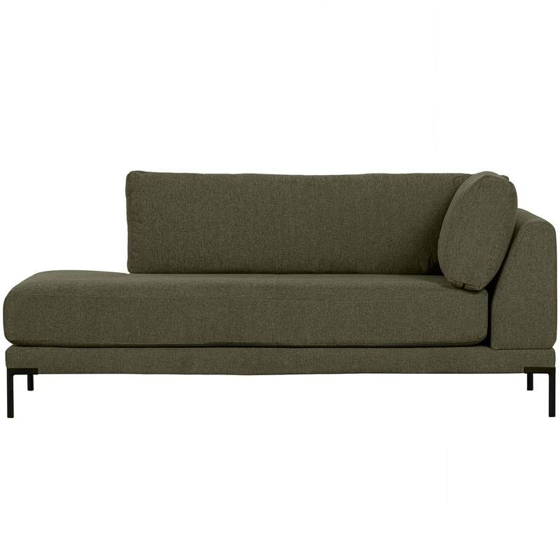 Couple lounge element links warmes grün