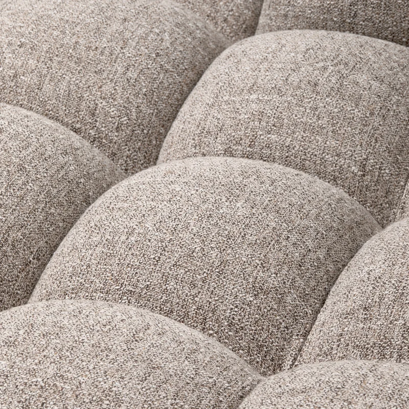 Allure chaise longue links gewebtes clay melange