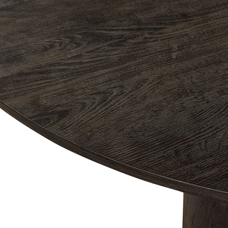 Maan couchtisch mdf dunkelbraun 35xø100 cm