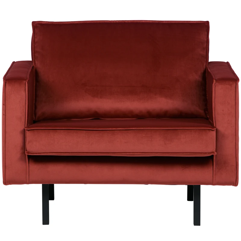 Rodeo sessel velvet kastanie