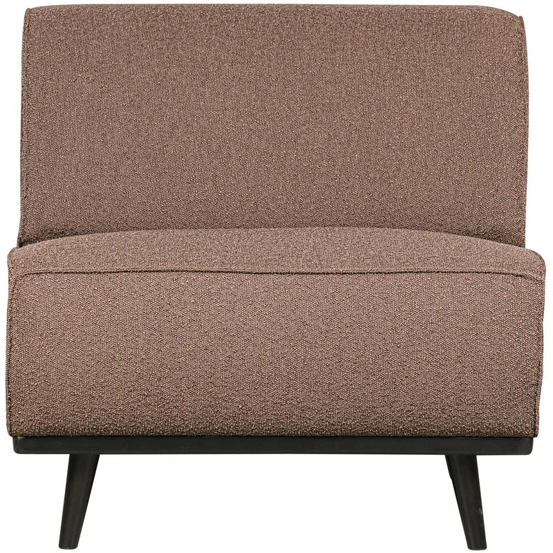 Statement 1-sitzer element bouclé nougat