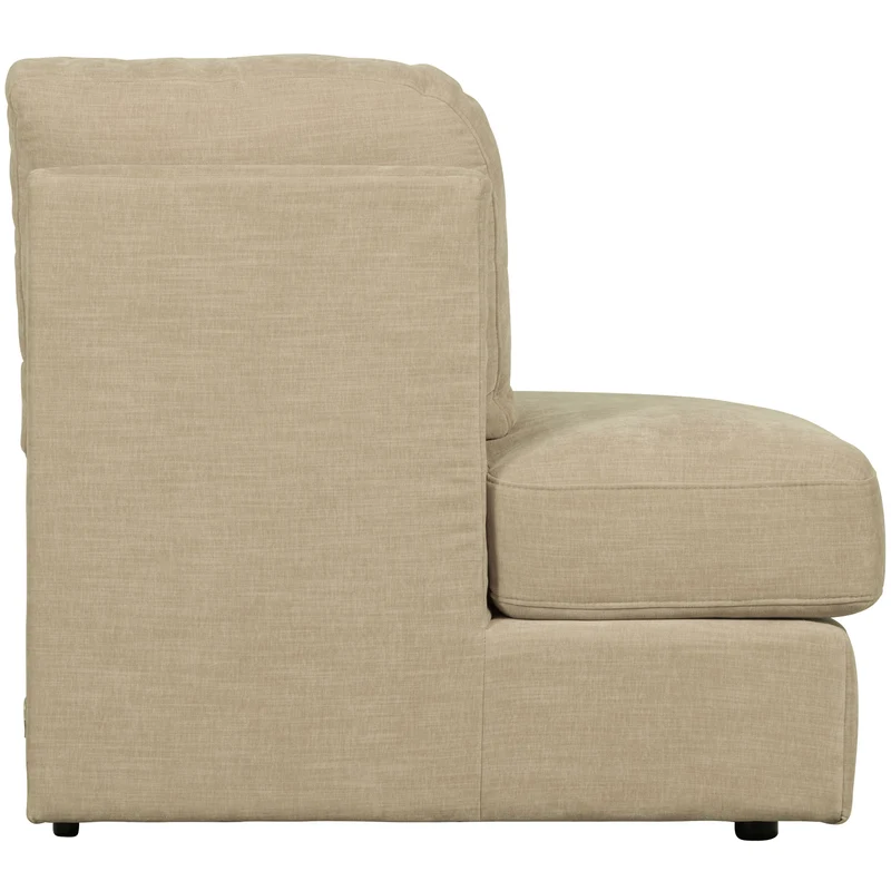 Family 1-sitzer element runde ecke links sand