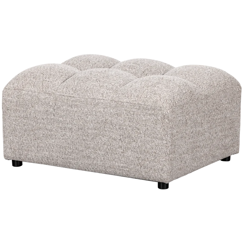 Allure hocker gewebtes natur melange