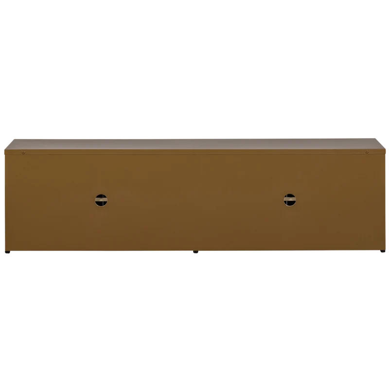 Level tv schrank metall honiggelb 44x160 cm