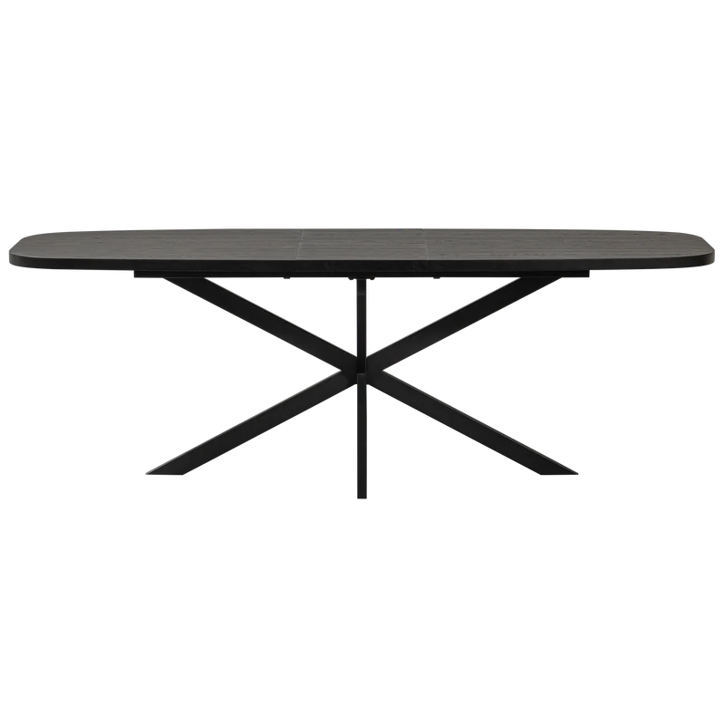 Arros esstisch ausziehbar 180-220x90 cm mdf schwarz