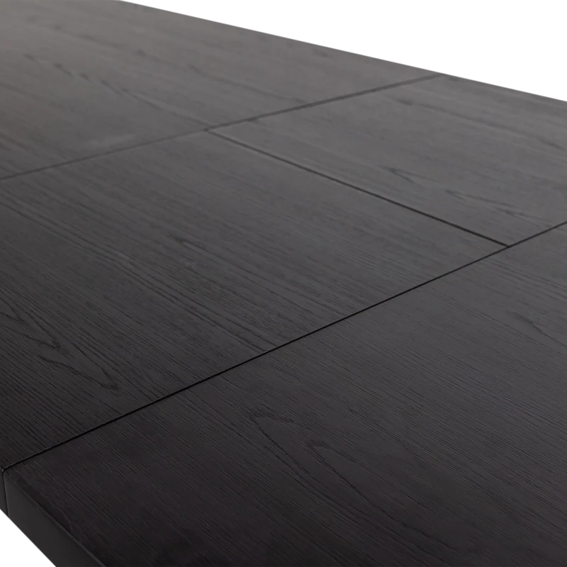 Arros esstisch ausziehbar 180-220x90 cm mdf schwarz