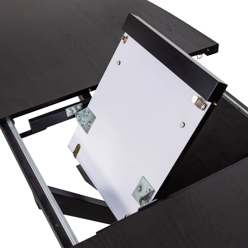 Arros esstisch ausziehbar 180-220x90 cm mdf schwarz